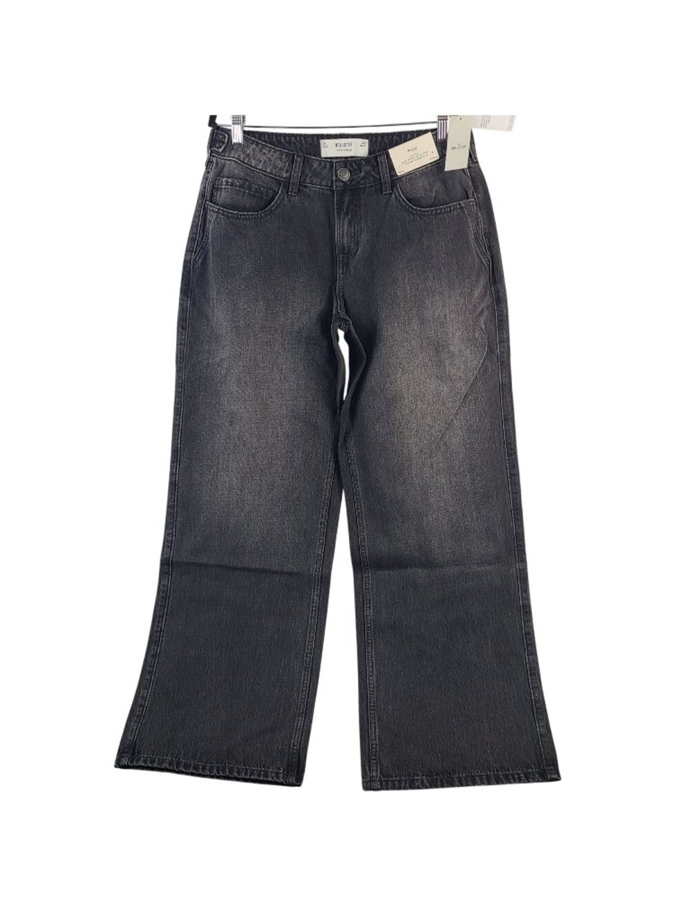 NEW Hollister Black Low-Rise Baggy Jeans W30 Regular Relaxed Fit Women’s 10R